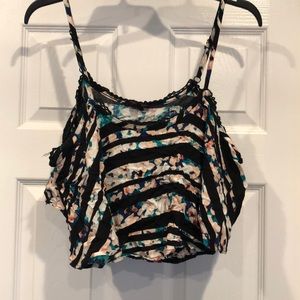 Floral crop top